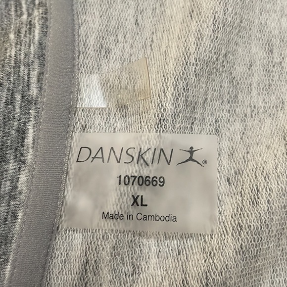 Danskin French Terry Cowl Neck Top/Jacket - XL - Picture 3 of 4